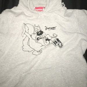 Supreme cartoon hoodie